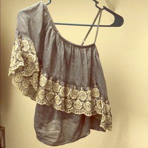 AE one shoulder tank top